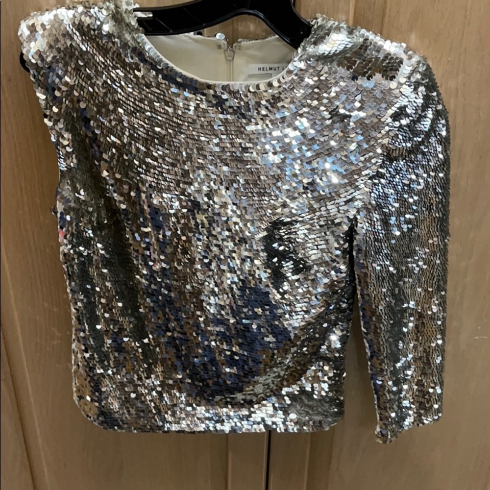 Helmut Lang Reversible Sequin Top - image 2